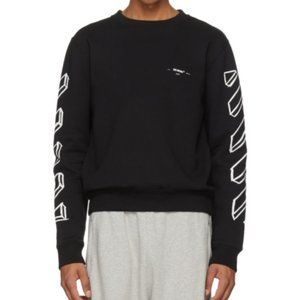 Off-White Black Diagonal Marker Arrows Sweatshirt (XS)